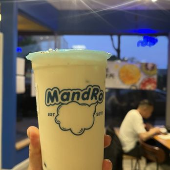 Mandro Teahouse - Rice green milk tea with boba - Desserts Near Me - Alameda, California Mandro Teahouse - Rice green milk tea with boba - Desserts Near Me - Alameda, California