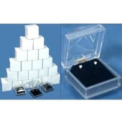 JSD - Crystal clear earring boxes; Perfect for a gift, WHOLESALE PRICING