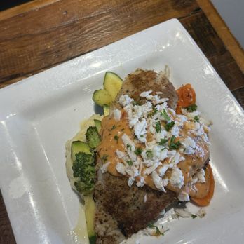 Anaya’s Seafood Scratch Kitchen - Backed catfish and crab meat - Seafood Near Me - Plano, Texas
