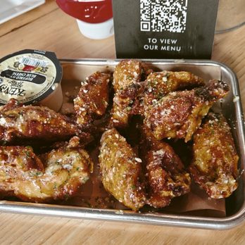 Moo'd Burger Bar - Garlic Parm wings - Burgers Near Me - Rochester, New York Moo'd Burger Bar - Garlic Parm wings - Burgers Near Me - Rochester, New York