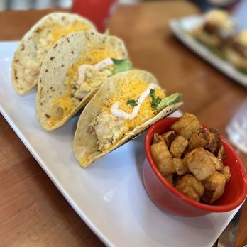 Ruby Slipper Mobile - Breakfast Tacos with shrimp - Breakfast & Brunch Near Me - Mobile, Alabama