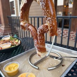 The Trojan Grill - Bavarian pretzel (2nd best appetizer we've had)
