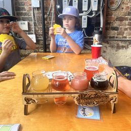 Beer flight while playing old maid.