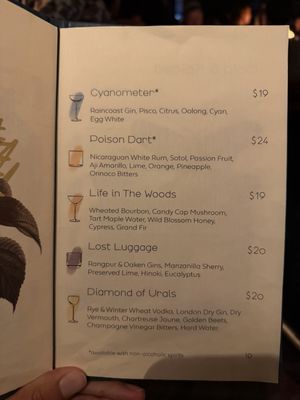 Menu photo 1 Humboldt Bar Victoria, BC Menu photo 1 Humboldt Bar Victoria, BC