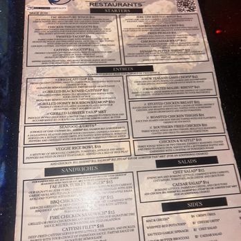 Fin & Feathers Restaurant - Menu - Seafood Near Me - Las Vegas, Nevada