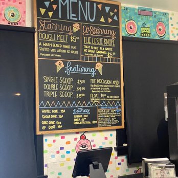 Novel Ice Cream - Cute menu... props for the Parks and Rec reference - Desserts Near Me - Phoenix, Arizona Novel Ice Cream - Cute menu... props for the Parks and Rec reference - Desserts Near Me - Phoenix, Arizona