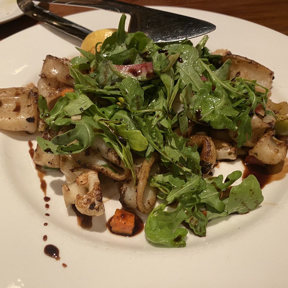 Di Pescara - Grilled Calamari Giardiniera - Italian Near Me - Northbrook, Illinois Di Pescara - Grilled Calamari Giardiniera - Italian Near Me - Northbrook, Illinois