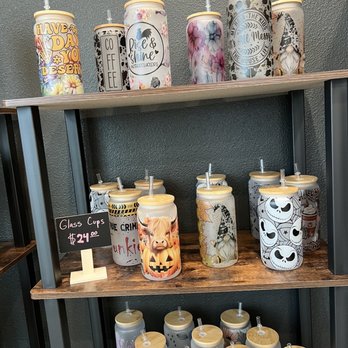 Karma Kafe - Glass beautiful funny glassware - Themed Cafes Near Me - Wasilla, Alaska