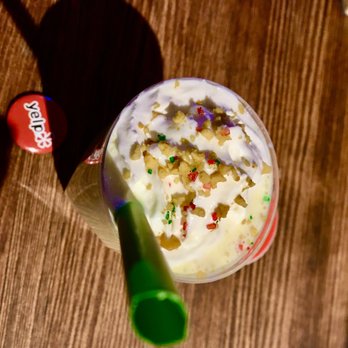 Shake Shack Wrigleyville - The Christmas Shake Shack Shake is a Sugar cookie frozen custard, topped with whipped cream, crumbled shortbread and holiday sprinkles. - Burgers Near Me - Chicago, Illinois Shake Shack Wrigleyville - The Christmas Shake Shack Shake is a Sugar cookie frozen custard, topped with whipped cream, crumbled shortbread and holiday sprinkles. - Burgers Near Me - Chicago, Illinois