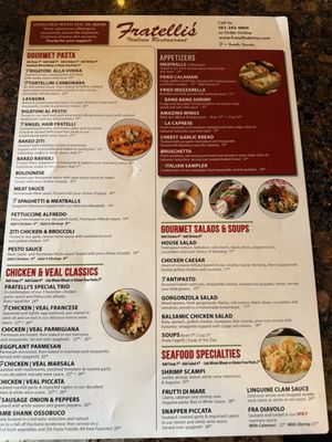 Menu photo 2 Fratelli's Italian Restaurant Delray Beach, FL
