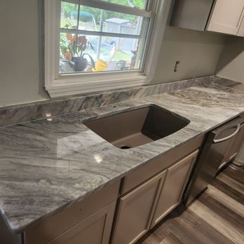 Onslow Stoneworks - Kitchen sink run - Countertop Installation Near Me - Swansboro, North Carolina Onslow Stoneworks - Kitchen sink run - Countertop Installation Near Me - Swansboro, North Carolina