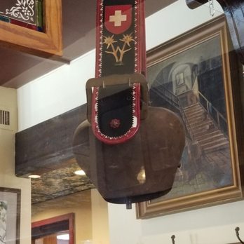 Munich Haus - Huge 'cow' bell is part of the decor. - German Near Me - Chicopee, Massachusetts Munich Haus - Huge 'cow' bell is part of the decor. - German Near Me - Chicopee, Massachusetts