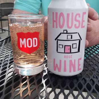 MOD Pizza - Wine... In  a can...Who knew? LOL - Fast Food Near Me - Denver, Colorado