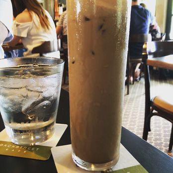 Backstreet Cafe - Nutella iced coffee - New American Near Me - Houston, Texas