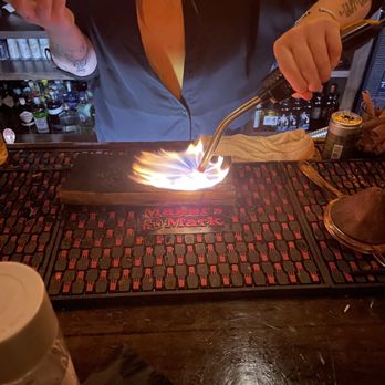 Copper Shaker - Making a smokestack - Cocktail Bars Near Me - Tampa, Florida Copper Shaker - Making a smokestack - Cocktail Bars Near Me - Tampa, Florida