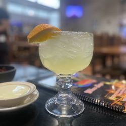 Tequila's Mexican Grill - Jumbo Margarita on the Rocks with Salt