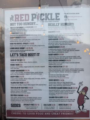 Menu photo 1 The Red Pickle Ellensburg, WA Menu photo 1 The Red Pickle Ellensburg, WA