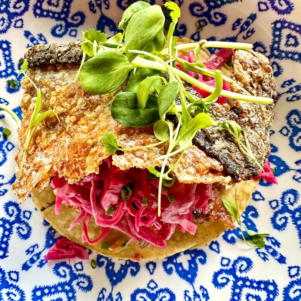 The Goat - Blackened Salmon Tostadas (might have been the best thing I've ever tried) - Mexican Near Me - Annapolis, Maryland The Goat - Blackened Salmon Tostadas (might have been the best thing I've ever tried) - Mexican Near Me - Annapolis, Maryland