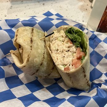 Ocean State Sandwich - Tuna salad on gluten free wrap - Salad Near Me - Providence, Rhode Island Ocean State Sandwich - Tuna salad on gluten free wrap - Salad Near Me - Providence, Rhode Island