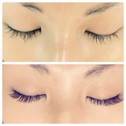 Hair and Lashes by Shannon - Shannon did this very full fill in only an hour after I rubbed my eyes and had virtually no lashes left. She is an artist!