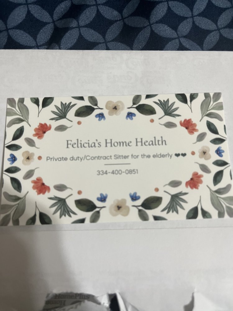 Felicia’s Home Healthcare - home care agency in Montgomery, AL