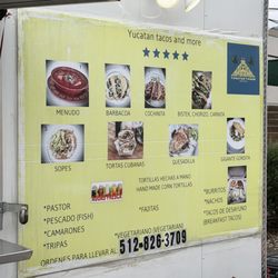 Yucatan Tacos And More - Menu