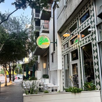 Bill’s Oyster - Outdoor seating. Good vibes inside. - Seafood Near Me - Austin, Texas
