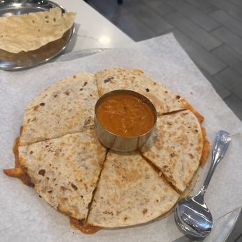 Darbar India - Tikka masala quesadilla - Indian Near Me - Branford, Connecticut Darbar India - Tikka masala quesadilla - Indian Near Me - Branford, Connecticut