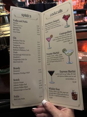 Menu photo 2 Quays Bar Dublin, D