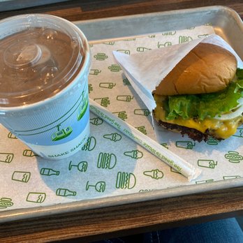 Shake Shack UTC Sarasota - Shack burger and a malted chocolate shake. - Fast Food Near Me - Sarasota, Florida Shake Shack UTC Sarasota - Shack burger and a malted chocolate shake. - Fast Food Near Me - Sarasota, Florida