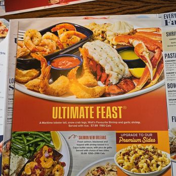 Red Lobster - Ultimate feast menu - Seafood Near Me - Scarborough, Ontario Red Lobster - Ultimate feast menu - Seafood Near Me - Scarborough, Ontario