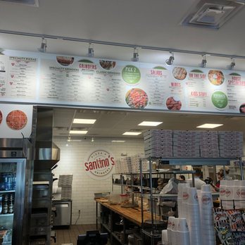 Santino's Pizza & Grinders - menus on the wall - Pizza Near Me - Milton, Florida Santino's Pizza & Grinders - menus on the wall - Pizza Near Me - Milton, Florida