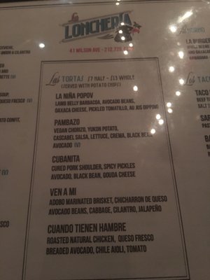 Menu photo 4 La Loncheria Brooklyn, NY Menu photo 4 La Loncheria Brooklyn, NY