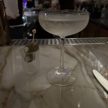 Delilah - Pillow Talk $23 - dirty Belvedere martini. Just ok but the blue cheese stuffed olives were delicious. - New American Near Me - Las Vegas, Nevada