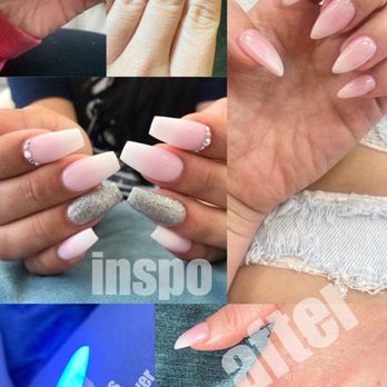 Sugar Coated Nail Bar - before + after - Nail Salons Near Me - Tarzana, California