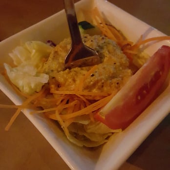 Sushi Alive - Side salad with peanut dressing - Sushi Bars Near Me - Tampa, Florida Sushi Alive - Side salad with peanut dressing - Sushi Bars Near Me - Tampa, Florida