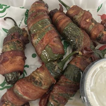 Urbano Enchilada Taco Bar - Bacon Wrapped Jalapeños - Mexican Near Me - Flower Mound, Texas Urbano Enchilada Taco Bar - Bacon Wrapped Jalapeños - Mexican Near Me - Flower Mound, Texas