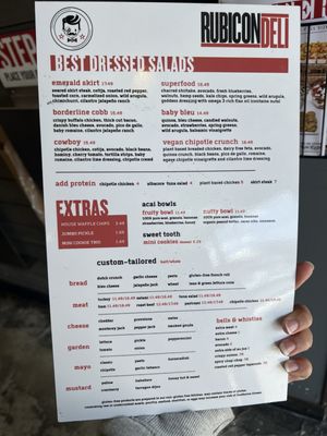 Menu photo 1 Rubicon Deli Mission Hills San Diego, CA Menu photo 1 Rubicon Deli Mission Hills San Diego, CA