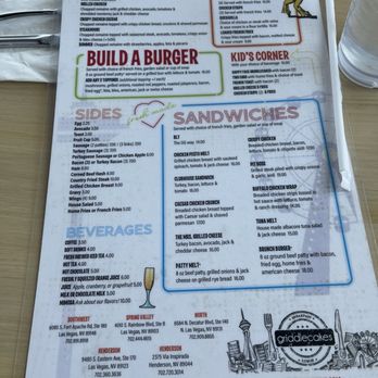 Griddlecakes - Menu - Breakfast & Brunch Near Me - Henderson, Nevada Griddlecakes - Menu - Breakfast & Brunch Near Me - Henderson, Nevada