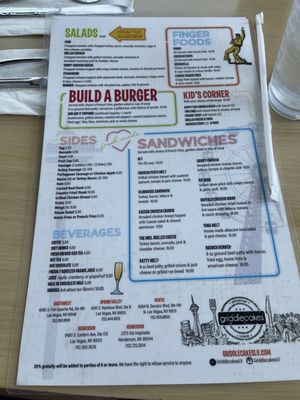 Menu photo 1 Griddlecakes Henderson, NV