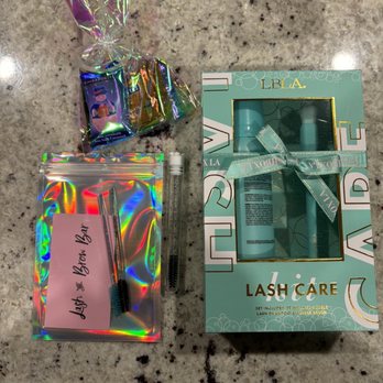 Lash and Brow Bar - Gift bag Clair gave me - Permanent Makeup Near Me - Cotati, California Lash and Brow Bar - Gift bag Clair gave me - Permanent Makeup Near Me - Cotati, California