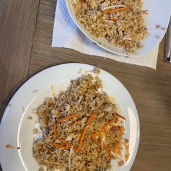 Asia Imbiss - Gebr. Reis, angeblich mit Gemüse
