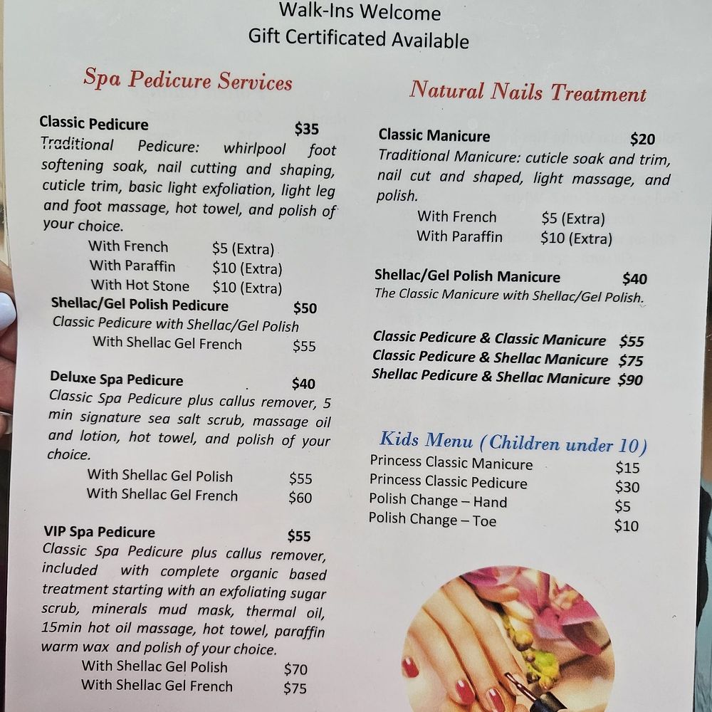Pro Nails - Price list as of 2-14-26 - Nail Salons Near Me - Casper, Wyoming