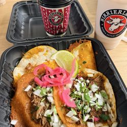Birrieria PDX Beaverton - PDX Sampler and Home Made Horchata