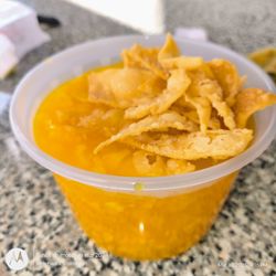 New China Moon - SMALL Egg Drop Soup. SAVORY!