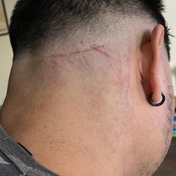 Heavy Hitters Barbershop - Been here various times and I always leave this place all cut up. I've been cut on the forehead also. Done with this place.