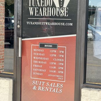 Tuxedo Wearhouse - Store Hours - Formal Wear Near Me - Chesapeake, Virginia Tuxedo Wearhouse - Store Hours - Formal Wear Near Me - Chesapeake, Virginia
