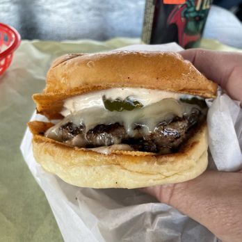 Schmunch Burger - Big Cheese - freakin amazing - Burgers Near Me - Portland, Oregon Schmunch Burger - Big Cheese - freakin amazing - Burgers Near Me - Portland, Oregon