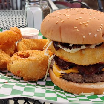 Broadway Cafe - Southwest Bacon Cheeseburger. Awesome. - Burgers Near Me - Big Bear City, California Broadway Cafe - Southwest Bacon Cheeseburger. Awesome. - Burgers Near Me - Big Bear City, California