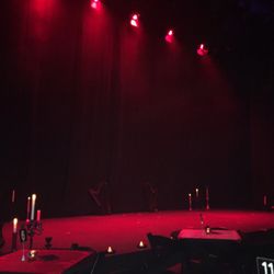 Stage (decorated for burlesque show)